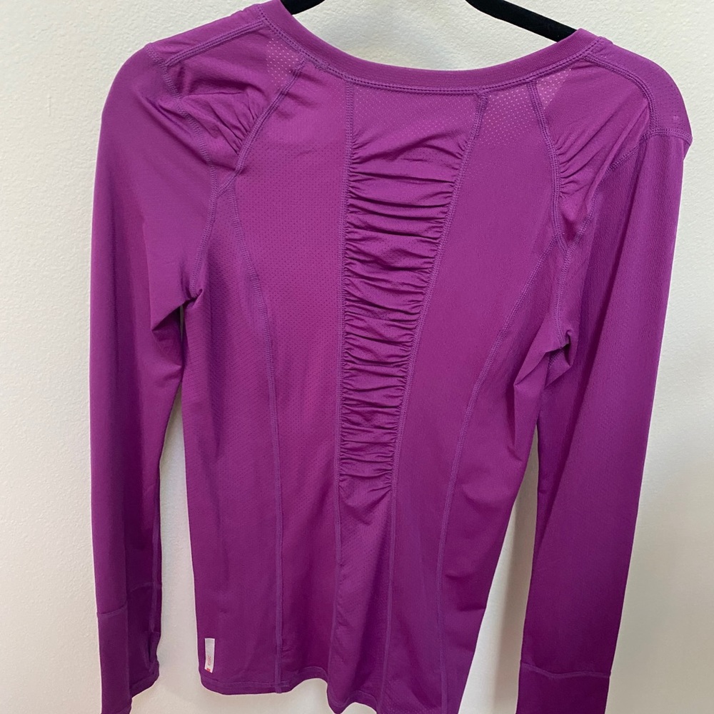 Bright purple Zella long sleeve tee